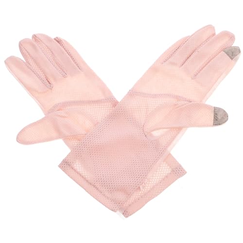 DEARMAMY Lace Touchscreen Handschuhe Für Damen Atmungsaktive Sonnenschutz Handschuhe Mit Vollem Finger rutschfest Und Ideal Für Outdoor Aktivitäten Zufälliger Stil von DEARMAMY