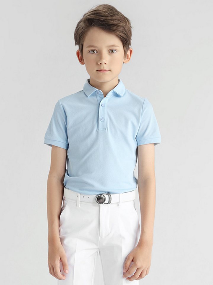 DEBAIJIA Poloshirt Kinder Golf Poloshirt Schnell trocknend Kurzarm Sport Freizeit von DEBAIJIA