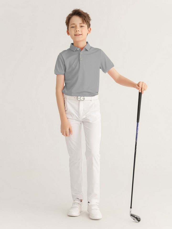 DEBAIJIA Poloshirt Kinder Golf Poloshirt Schnell trocknend Kurzarm Sport Freizeit DEBAIJIA Poloshirt Kinder Golf Poloshirt Schnell trocknend Kurzarm Sport Freizeit von DEBAIJIA