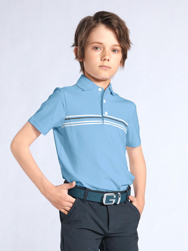 DEBAIJIA Poloshirt Kinder Golf Poloshirt Schnell trocknend Kurzarm Sport Freizeit von DEBAIJIA