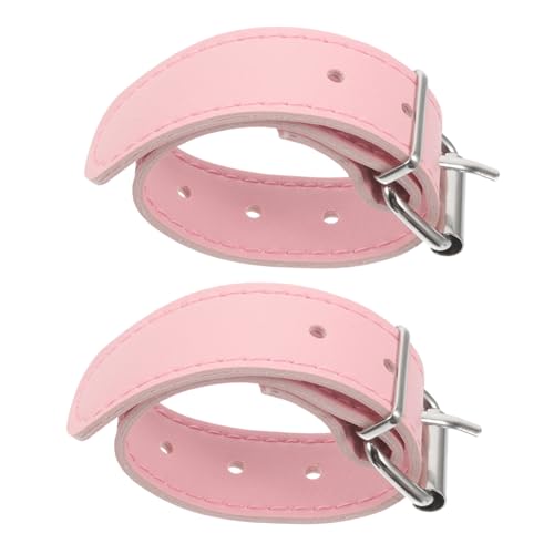 DECOMELODY 1 Paar Korb Radfahren Für Gürtel Fahrradträgergurt Fahrradregalbänder Fahrradteil Fahrrad-Front-containergurt Fahrradzubehör Leder Rosa von DECOMELODY