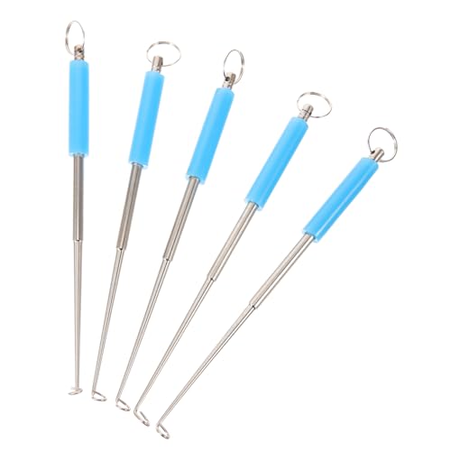 DECOMELODY 5St Entkoppler Fishing Accessories anglerzubehör Fischhakenentferner Angelschnurentferner Zubehör zum Karpfenangeln fangen Wiederverwendbarer Angelhakenentferner Fanggeräte Plastik von DECOMELODY