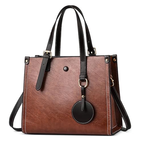 DEEVORCA Klassisch Damen Handtaschen Mode Leicht Henkeltasche mit Großen Taschen PU Leder Schultertasche für Reise Täglich Urlaub Shopper Business Arbeiten Damen Tasche Tote Bag Khaki DEEVORCA Klassisch Damen Handtaschen Mode Leicht Henkeltasche mit Großen Taschen PU Leder Schultertasche für Reise Täglich Urlaub Shopper Business Arbeiten Damen Tasche Tote Bag Khaki von DEEVORCA