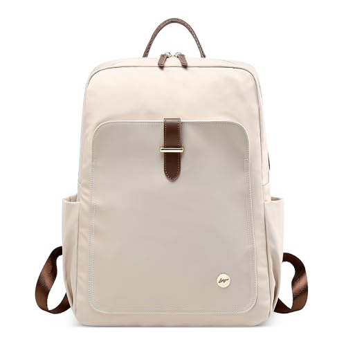 DEEVORCA Mode Reisen Damen Rucksack Anti Diebstahl Wasserdicht Schulrucksack für 15.6 Zoll Laptop mit Griff Tagesrucksack Urlaub Lässig Täglich Nylon College Tasche Damen Backpack Weiß DEEVORCA Mode Reisen Damen Rucksack Anti Diebstahl Wasserdicht Schulrucksack für 15.6 Zoll Laptop mit Griff Tagesrucksack Urlaub Lässig Täglich Nylon College Tasche Damen Backpack Weiß von DEEVORCA