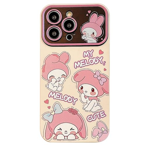 DEEYIN Cartoon Färbung für Apple 15proMax/für iPhone15/13 Handyhülle Anti-Drop Silikon Soft Case von DEEYIN