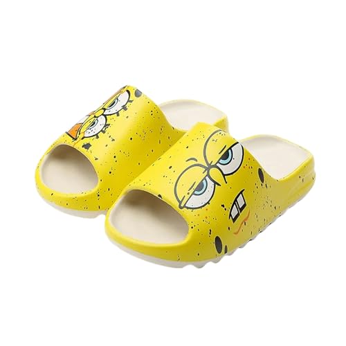 DEEYIN Slippers Cartoon Slippers Cute Summer Women's Soft Sun Non-Slip Thickened Home Shoes Couple Beach Shoes-Yellow-40-41 von DEEYIN