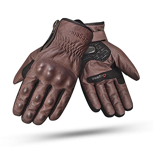 DEGEND INDUS | Winter Motorradhandschuhe Herren - Atmungsaktive Leder Motorrad Handschuhe Herr mit Futter, Braun, XL DEGEND INDUS | Winter Motorradhandschuhe Herren - Atmungsaktive Leder Motorrad Handschuhe Herr mit Futter, Braun, XL von DEGEND
