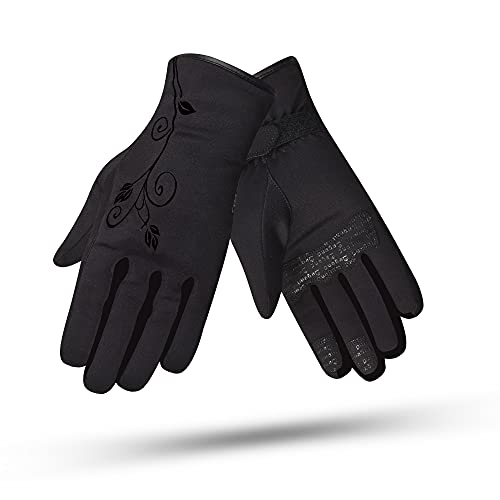 DEGEND LADY1 Schwarz | Winter Motorradhandschuhe Damen - Atmungsaktive Motorrad Handschuhe Frau mit Futter - Motorrad Zubehör - Handschuhe Schwarz DEGEND LADY1 Schwarz | Winter Motorradhandschuhe Damen - Atmungsaktive Motorrad Handschuhe Frau mit Futter - Motorrad Zubehör - Handschuhe Schwarz von DEGEND