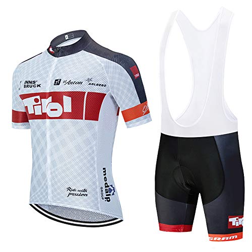 DEHIWI Radtrikot Herren Kurzarm Fahrrad Trikots Herren Fahrradbekleidung Set Herren Sommer MTB Trikot Männer Set Rennrad von DEHIWI