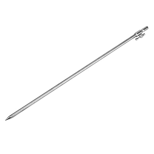 DEKLONPER 50-100Cm Erweitern Rostfreier Stahl Angeln Bankstick Einstellbare Karpfen Angeln Bank Stick Angeln Ruten Auflage für Anzeiger von DEKLONPER