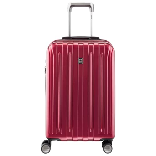 DELSEY PARIS Erweiterbares Gepäckstück aus Titan mit Spinnrollen, Schwarz, Kirschrot, Checked-Medium 25 Inch, Erweiterbares Titan-Hartschalengepäck mit Spinnrädern DELSEY PARIS Erweiterbares Gepäckstück aus Titan mit Spinnrollen, Schwarz, Kirschrot, Checked-Medium 25 Inch, Erweiterbares Titan-Hartschalengepäck mit Spinnrädern von DELSEY PARIS