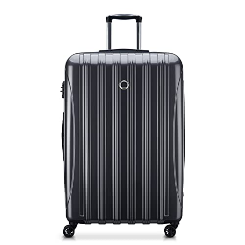 Delsey Paris Helium Aero Hardside erweiterbares Gepäck mit Spinnrollen, Titan (Silber) - 07649-PL von DELSEY PARIS