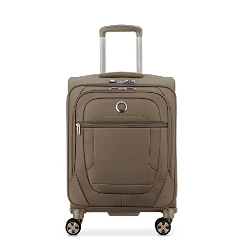 DELSEY PARIS - HELIUM DLX - Weicher Slim-Kabinenkoffer - 55x40x20 cm - 35 Liter - S - Moka von DELSEY PARIS