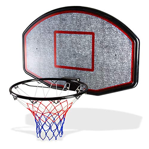 Basketballbrett mit Ring + Netz Basketballkorb Basketballring Basketball Set von DEMA