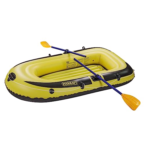 DEMA Schlauchboot Paddelboot Ruderboot Boot mit 2 Paddel + Luftpumpe für 2 Personen BZW. bis 150 kg gelb/grau DEMA Schlauchboot Paddelboot Ruderboot Boot mit 2 Paddel + Luftpumpe für 2 Personen BZW. bis 150 kg gelb/grau von DEMA