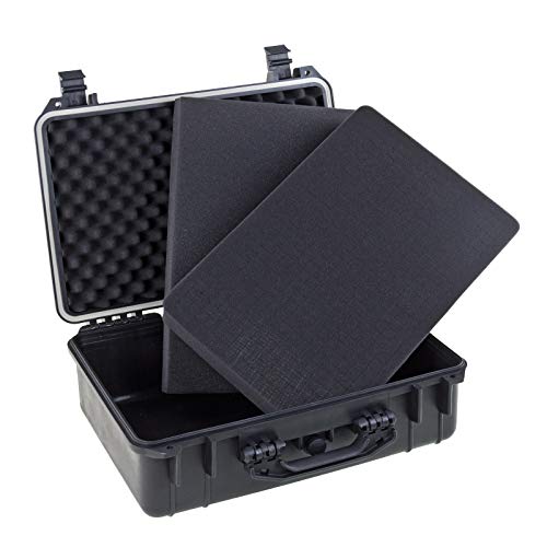 DEMA Universalkoffer PE Koffer Kamerakoffer Transportkoffer Outdoor - Koffer strahlwasserfest 20 L schwarz mit Schaumstoff - Einlage DEMA Universalkoffer PE Koffer Kamerakoffer Transportkoffer Outdoor - Koffer strahlwasserfest 20 L schwarz mit Schaumstoff - Einlage von DEMA