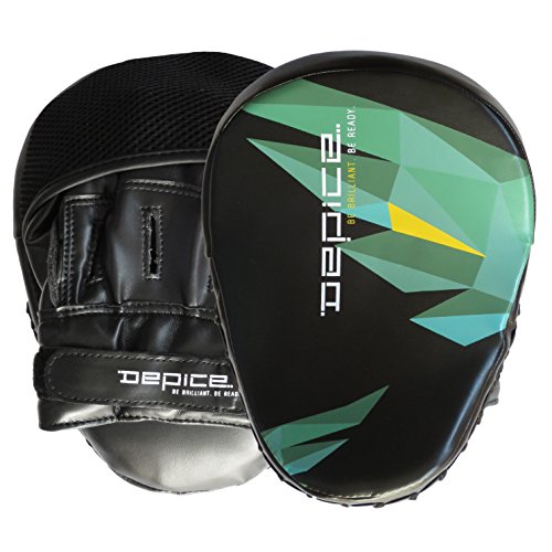 DEPICE Kampfsport Coaching Mitt Kids Doppelpack Trainingsgerät, schwarz/grün, normal DEPICE Kampfsport Coaching Mitt Kids Doppelpack Trainingsgerät, schwarz/grün, normal von DEPICE