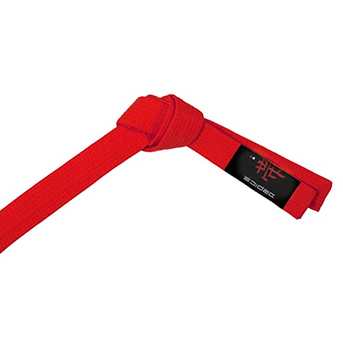 DEPICE Kampfsport Gürtel – Reine Baumwolle mit 7 Reihen kraftvoller Poly-Nähte, rot, 320 cm von DEPICE