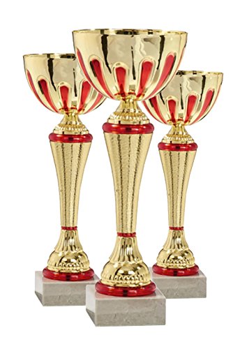 DEPICE Pokalserie Pokal, Gold/Rot, 23-30 cm DEPICE Pokalserie Pokal, Gold/Rot, 23-30 cm von DEPICE