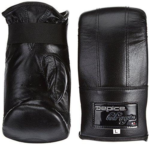 DEPICE Schutzausrüstung Sandsackhandschuhe Leder, Schwarz, L, sa-hc DEPICE Schutzausrüstung Sandsackhandschuhe Leder, Schwarz, L, sa-hc von DEPICE