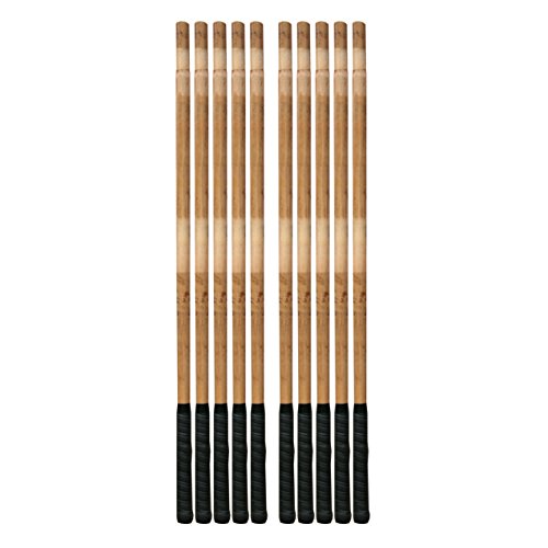 DEPICE Stock Premium Escrima Stick Rattan ungeschält Ledergriff, Natur, Uni DEPICE Stock Premium Escrima Stick Rattan ungeschält Ledergriff, Natur, Uni von DEPICE