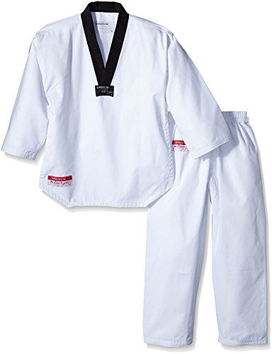 DEPICE Taekwondo Anzug Taeryon mit schwarzem Revers 190 cm DEPICE Taekwondo Anzug Taeryon mit schwarzem Revers 190 cm von DEPICE