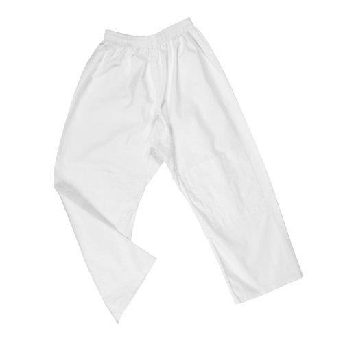 DEPICE traditionell Judohose Kampfsport Einzelhose für Judo, Jiu-Jitsu, BJJ etc. 450g/m² Baumwolle, weiß, 140 cm von DEPICE