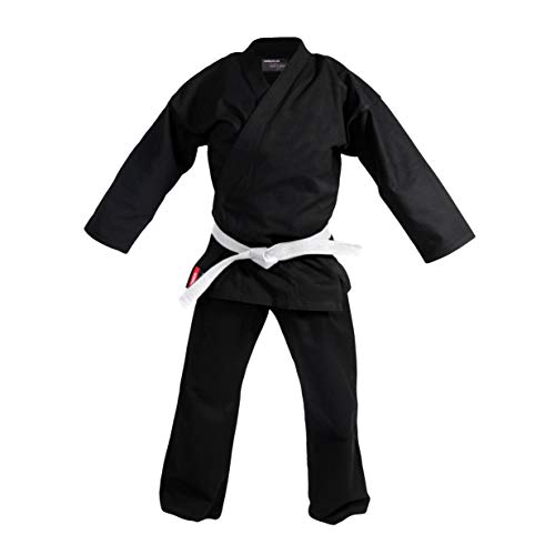 DEPICE Unisex – Erwachsene Kage Karateanzug, schwarz, 170cm von DEPICE