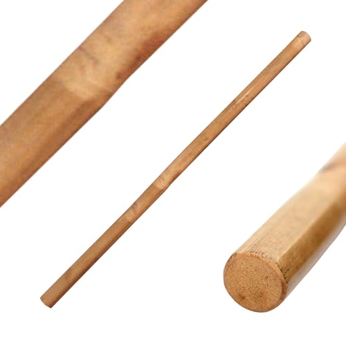 DEPICE Escrima Stick Rattan - natur ungeschält, ca. 68 cm, Durchmesser ca. 25-32 mm, ca. 150-250 g, natürliche Knotenstellen, leicht und stabil, Arnis Kali von DEPICE