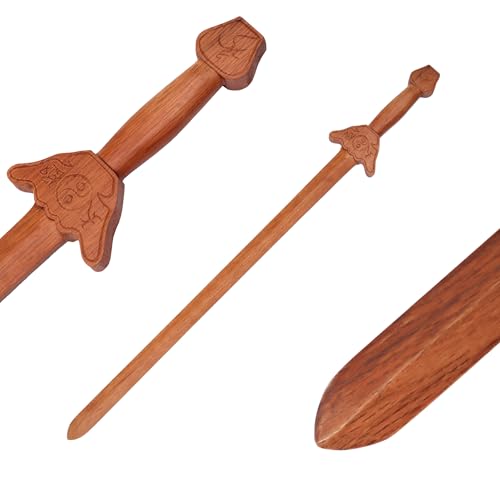 DEPICE Jian/Tai-Chi Schwert Holz, Länge: ca. 91 cm, Gewicht ca. 480g, ohne Leimstellen, EIN Stück, Kung-Fu, Tai-Chi von DEPICE