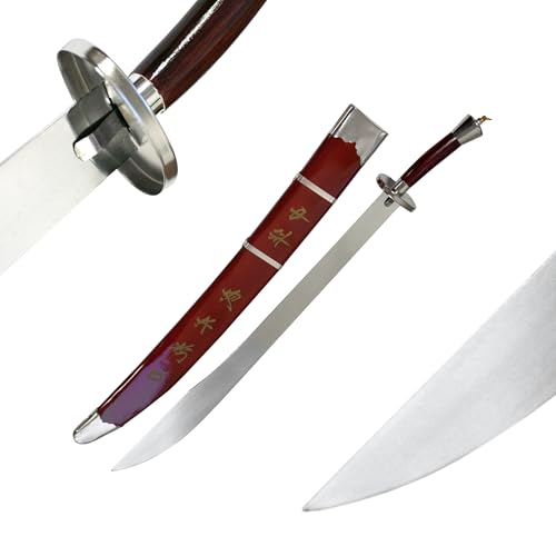 DEPICE Dao Säbel/Kung-Fu Schwert minimal schwingend 30", Klingenlänge 76 cm, Gesamtlänge 93 cm (95 cm in Scheide),ca. 550 g (ca. 1000 g mit Scheide), dekorative Holzscheide, Kung-Fu, Wushu DEPICE Dao Säbel/Kung-Fu Schwert minimal schwingend 30", Klingenlänge 76 cm, Gesamtlänge 93 cm (95 cm in Scheide),ca. 550 g (ca. 1000 g mit Scheide), dekorative Holzscheide, Kung-Fu, Wushu von DEPICE