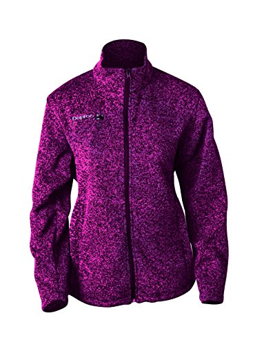 Deproc Active Damen Strickfleecejacke Jacke, Violett, 40 von DEPROC-Active