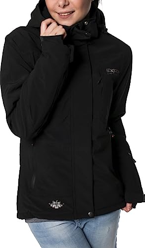 DEPROC-Active Damen Outdoorjacke Winterjacke, Schwarz, 40 von DEPROC-Active