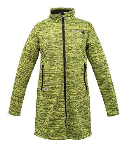 Deproc Active Damen Weste Strickfleece Mantel Elmsdale Long, Lime, 54349-510-44 EU von DEPROC-Active