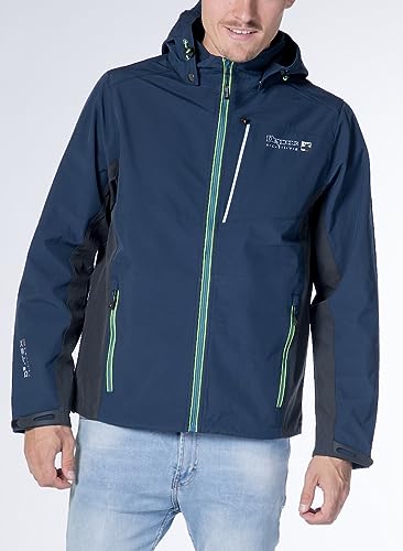 Deproc Active Herren Atmungsaktive Nunavut Softshelljacke, Navy, 6XL von DEPROC-Active