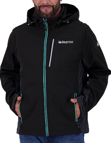 Deproc Active Herren Atmungsaktive Nunavut Softshelljacke, anthrazit, XL von DEPROC-Active