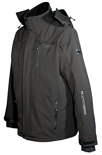 DEPROC-Active Herren Softshell-Skijacke und Winterjacke für Chicopee Jacke, Black Print, XS von DEPROC-Active