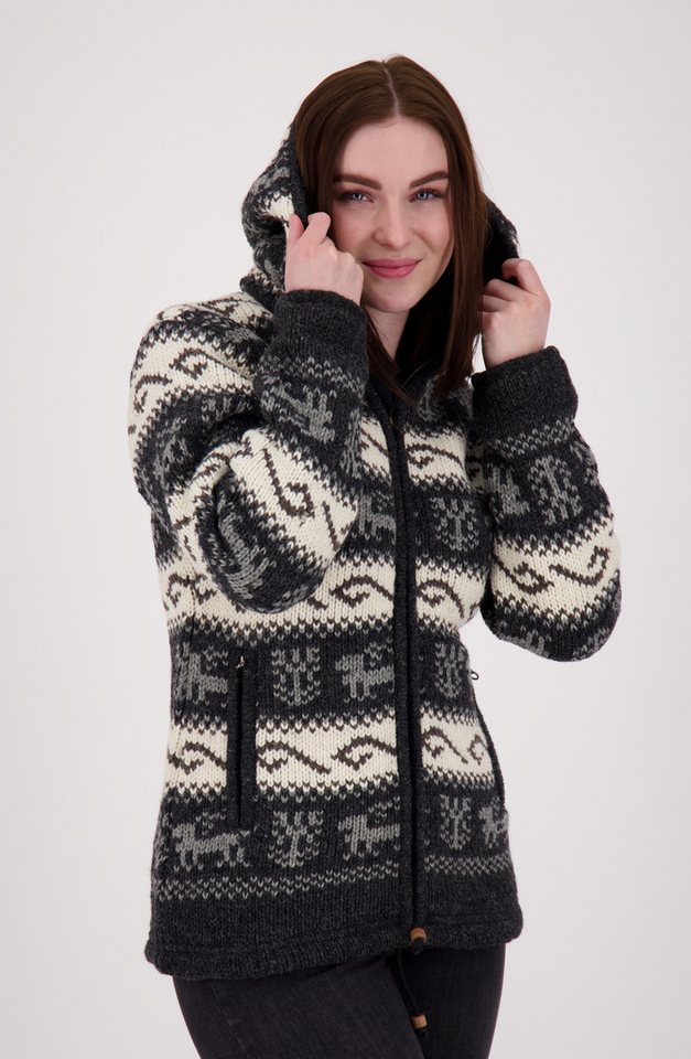 DEPROC Active Strickfleecejacke ANNAPURNA mit Kapuze und weichem Fleece gefüttert DEPROC Active Strickfleecejacke ANNAPURNA mit Kapuze und weichem Fleece gefüttert von DEPROC Active