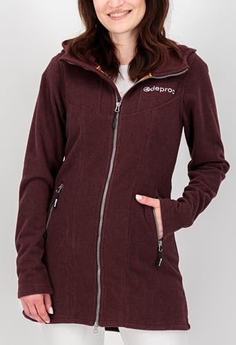 Deproc Active Damen Fleecemantel Strickfleecejacke Longjacket mit Kapuze Übergangsjacke Windbreaker Fleecejacke Frauen GLORY APRIL Deproc Active Damen Fleecemantel Strickfleecejacke Longjacket mit Kapuze Übergangsjacke Windbreaker Fleecejacke Frauen GLORY APRIL von DEPROC-Active