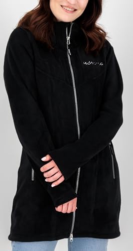 Deproc Active Damen Fleecemantel mit Kapuze Übergangsjacke Windbreaker Polarfleece Wohlfühljacke WAWA PEAK Deproc Active Damen Fleecemantel mit Kapuze Übergangsjacke Windbreaker Polarfleece Wohlfühljacke WAWA PEAK von DEPROC-Active