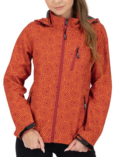 Deproc Active Damen Softshelljacke mit abnehmbarer Kapuze Übergangsjacke Windbreaker SHELBY PEAK Deproc Active Damen Softshelljacke mit abnehmbarer Kapuze Übergangsjacke Windbreaker SHELBY PEAK von DEPROC-Active