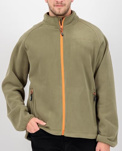 Deproc Active Herren Fleecejacke mit Stehkragen Übergangsjacke Windbreaker Polarfleece WAWA BAY von DEPROC-Active