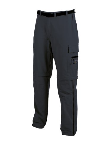 Deproc Active Herren Outdoorhose KENTVILLE T-Zip-Off mit seitlichem RV Hose, Anthracite, 29 von DEPROC-Active