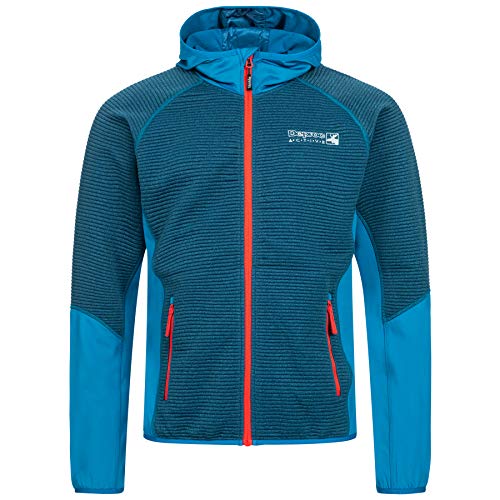 Strickfleecejacke Herren DEPROC ELM Men Farbe blau, Größe 5XL von DEPROC-Active