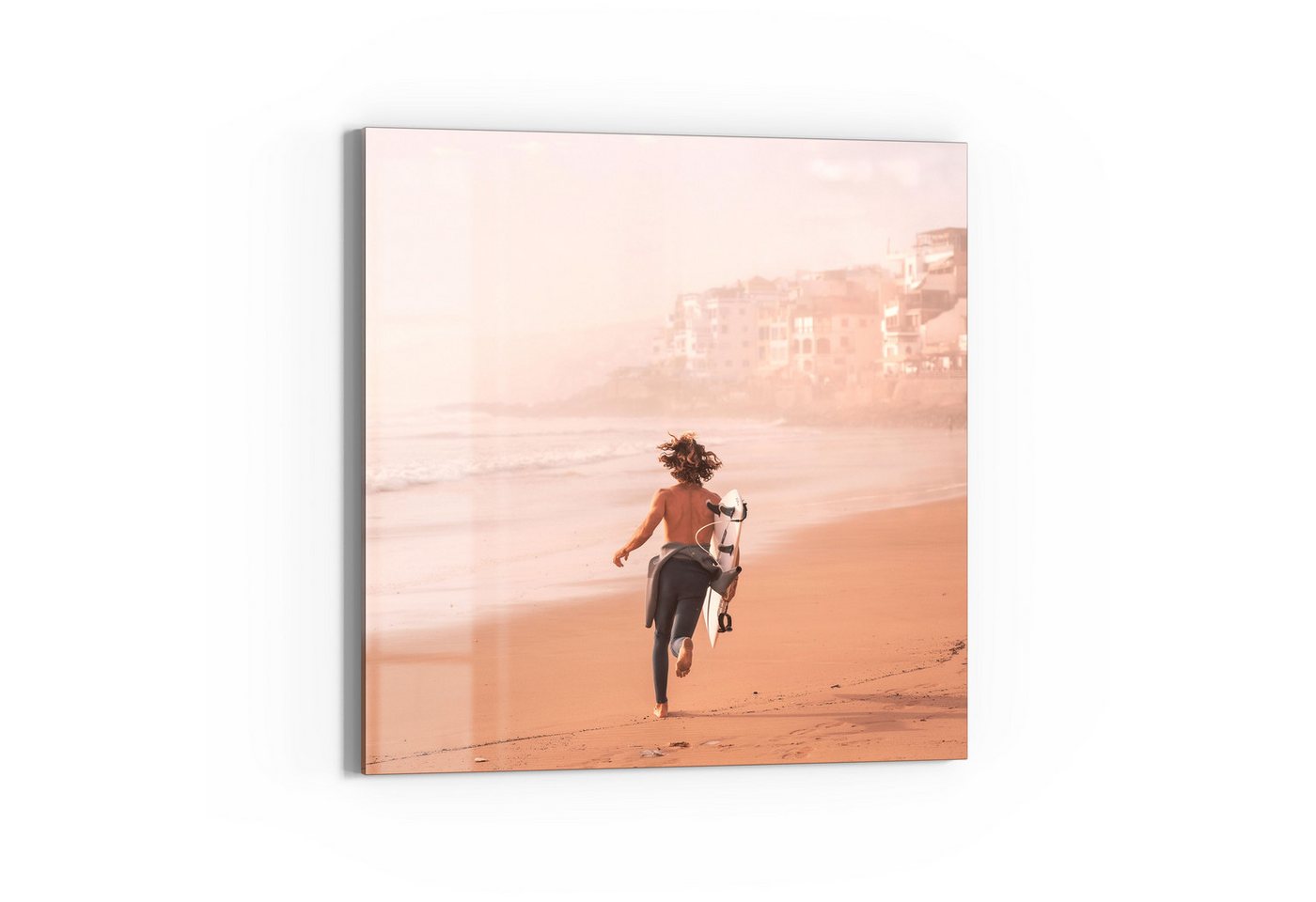 DEQOART Glasbild 'Energie am Morgen', 'Energie am Morgen', Glas Wandbild Bild schwebend modern DEQOART Glasbild 'Energie am Morgen', 'Energie am Morgen', Glas Wandbild Bild schwebend modern von DEQOART