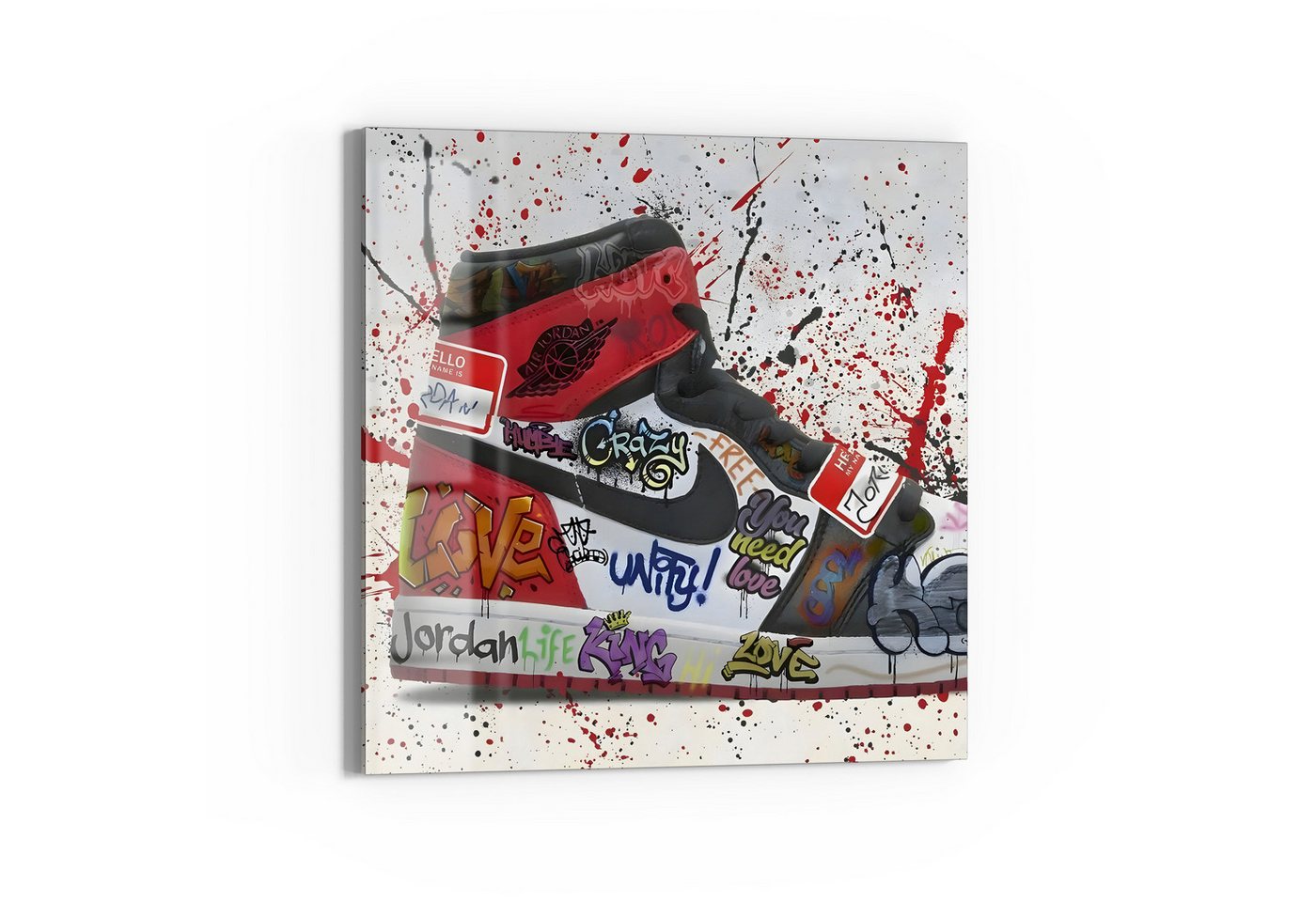 DEQOART Magnettafel 'Graffiti-Sneaker Szene', Whiteboard Pinnwand beschreibbar DEQOART Magnettafel 'Graffiti-Sneaker Szene', Whiteboard Pinnwand beschreibbar von DEQOART