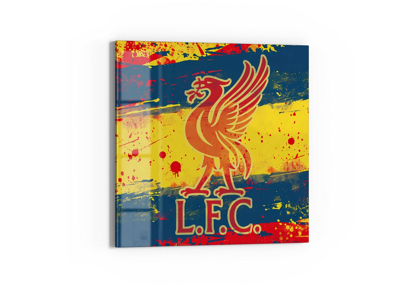 DEQOART Magnettafel 'Wappen FC Liverpool', Whiteboard Pinnwand beschreibbar von DEQOART