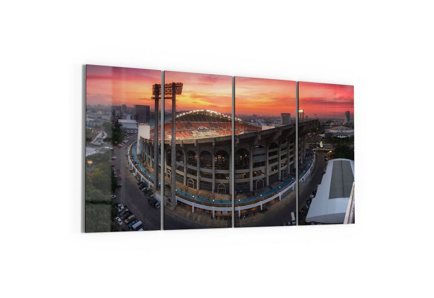 DEQORI Glasbild 'Camp Nou, Barcelona', 'Camp Nou, Barcelona', Glas Wandbild Bild schwebend modern DEQORI Glasbild 'Camp Nou, Barcelona', 'Camp Nou, Barcelona', Glas Wandbild Bild schwebend modern von DEQORI