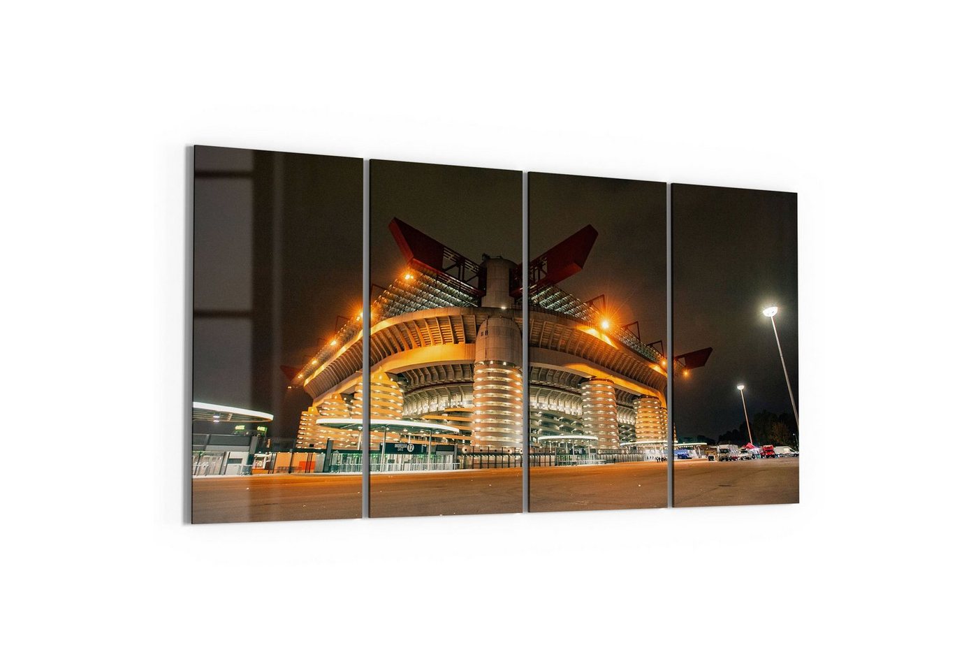 DEQORI Glasbild 'Giuseppe Meazza, Mailand', 'Giuseppe Meazza, Mailand', Glas Wandbild Bild schwebend modern DEQORI Glasbild 'Giuseppe Meazza, Mailand', 'Giuseppe Meazza, Mailand', Glas Wandbild Bild schwebend modern von DEQORI