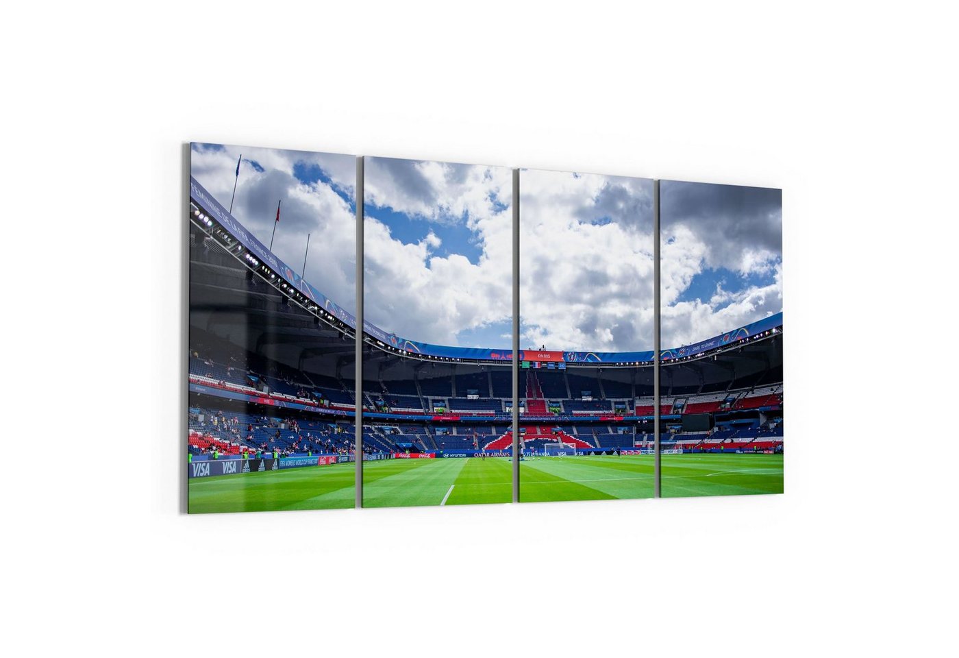 DEQORI Glasbild 'Parc des Princes, Paris', 'Parc des Princes, Paris', Glas Wandbild Bild schwebend modern DEQORI Glasbild 'Parc des Princes, Paris', 'Parc des Princes, Paris', Glas Wandbild Bild schwebend modern von DEQORI